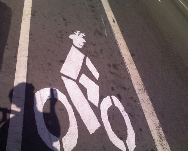 Wonderful Bike Lane Signs